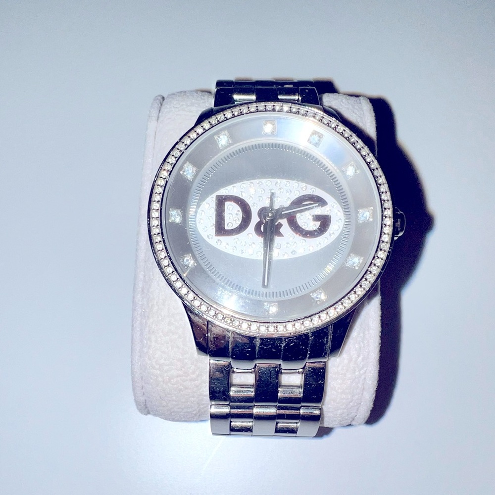 Dolce & Gabbana watch sterling silver bling
